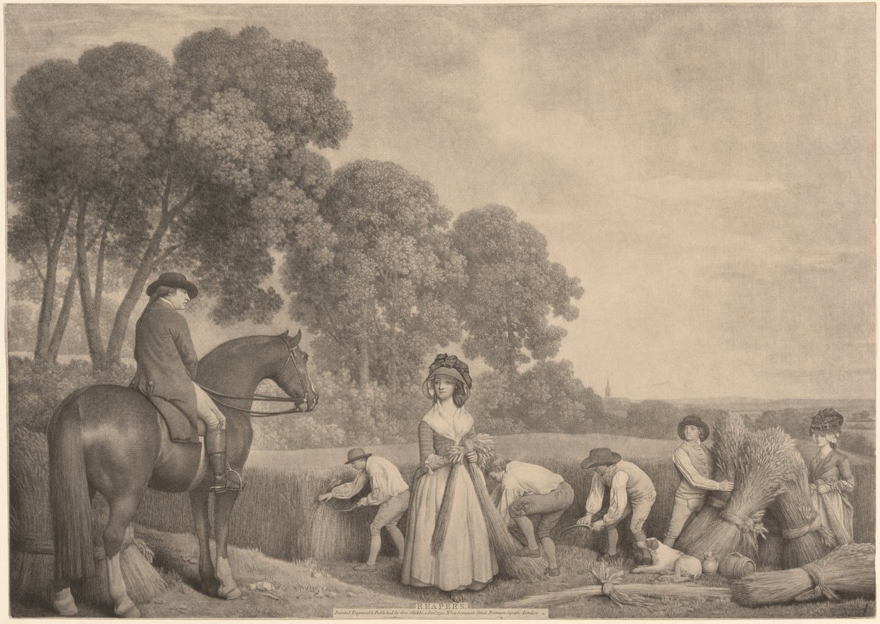 Żniwiarze autorstwa George Stubbs