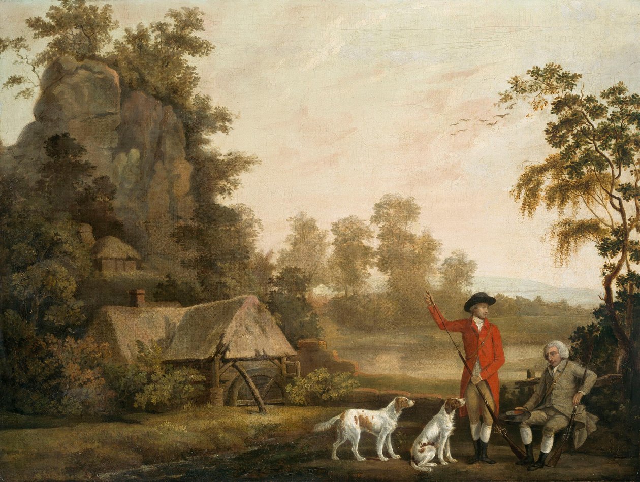 Odpoczywający myśliwi autorstwa George Stubbs