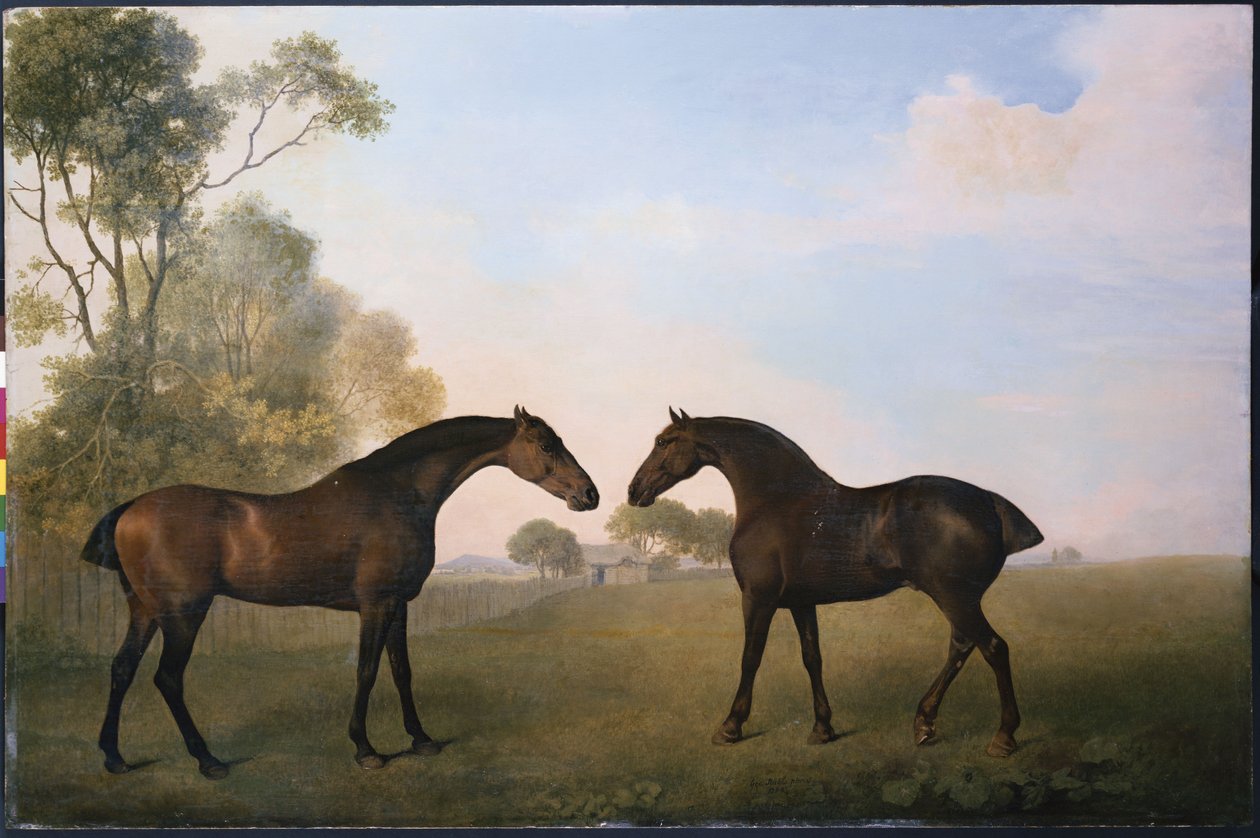 Dwóch Łowców w Grass autorstwa George Stubbs