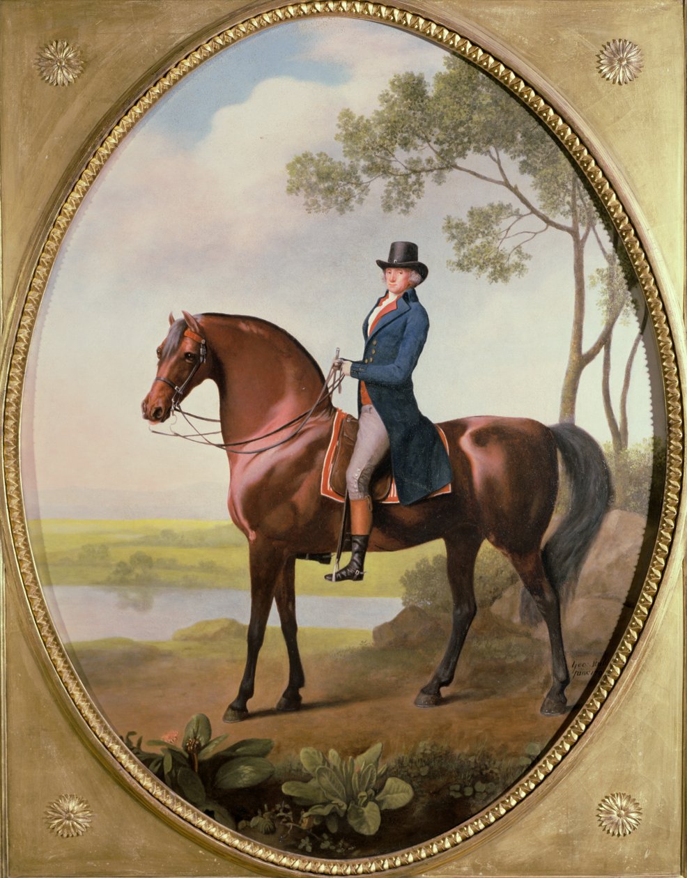 Warren Hastings na swoim koniu arabskim autorstwa George Stubbs