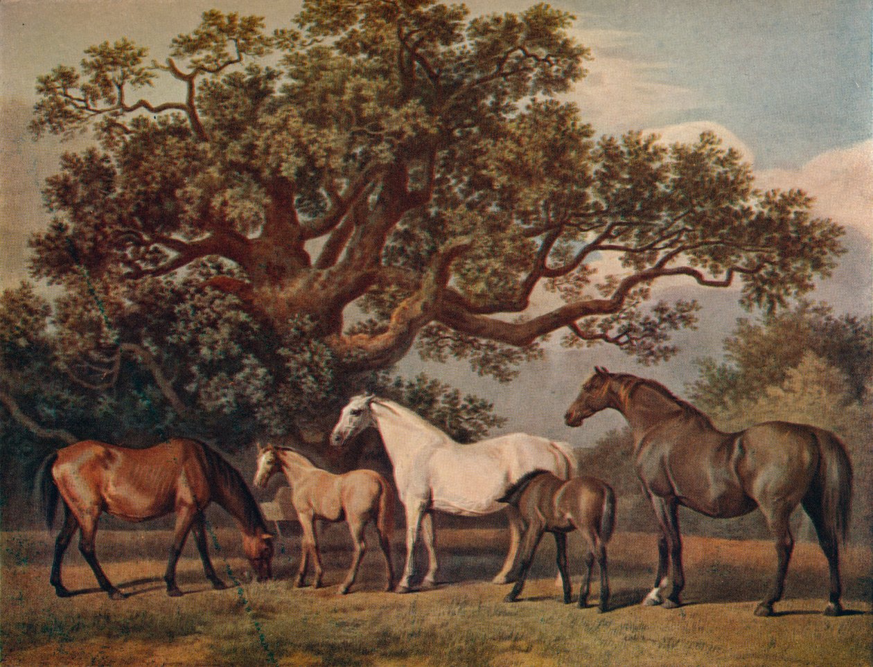 Klacze lęgowe i źrebięta, koniec XVIII wieku, 1922 autorstwa George Townley Stubbs