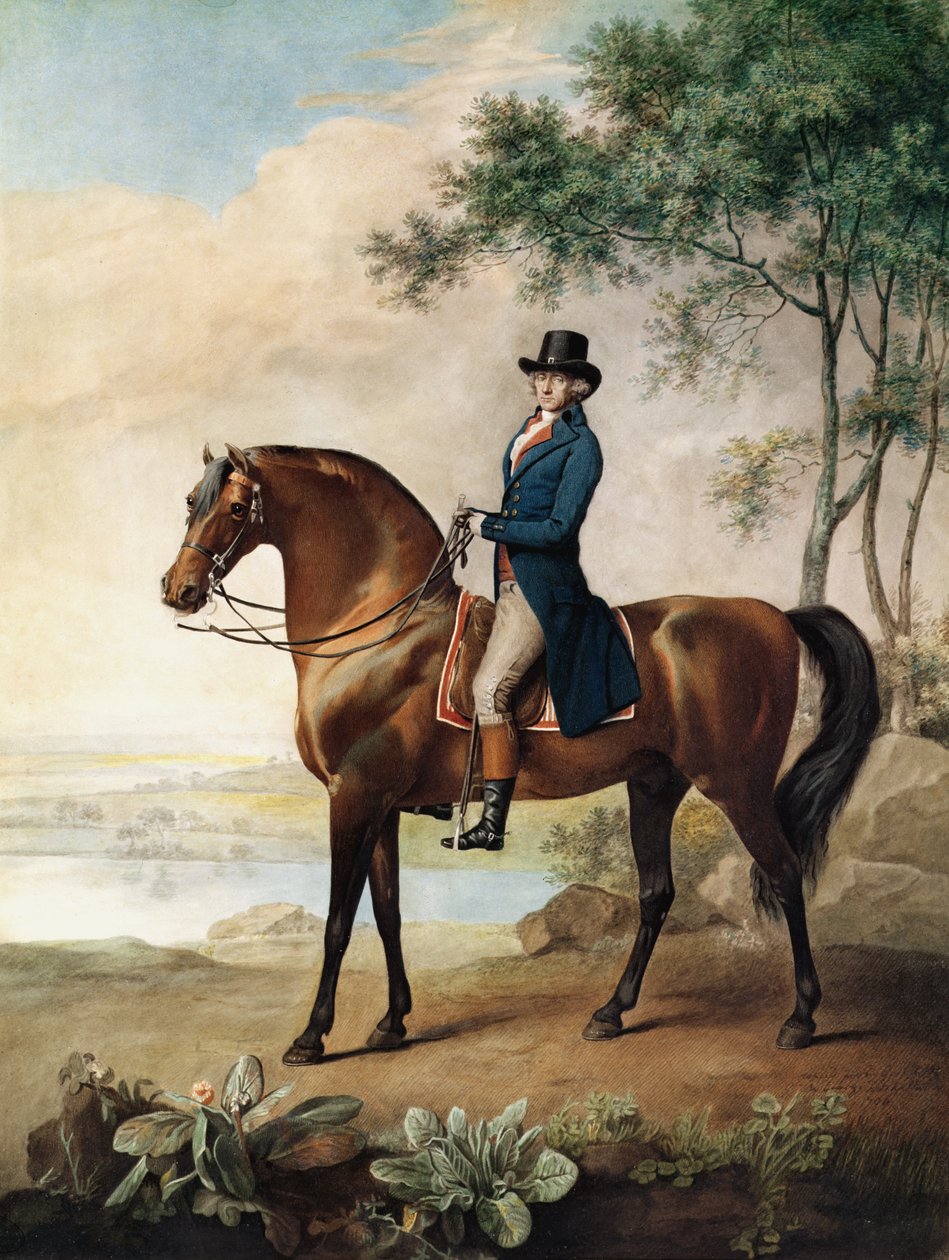 Warren Hastings Esq. na swoim koniu arabskim, według obrazu George