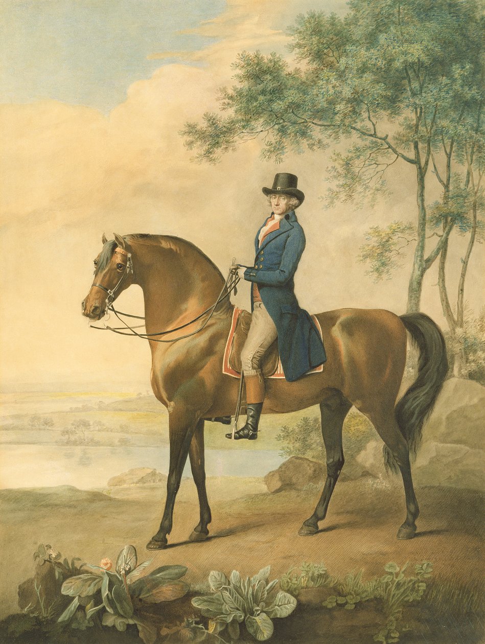 Warren Hastings na koniu arabskim, 1796 autorstwa George Townley Stubbs
