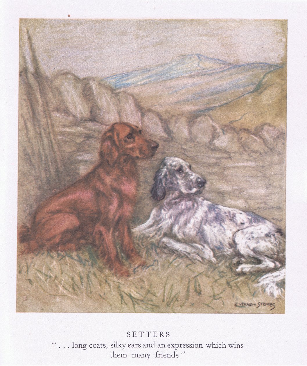 Ustawiacze (druk kolorowy) autorstwa George Vernon Stokes