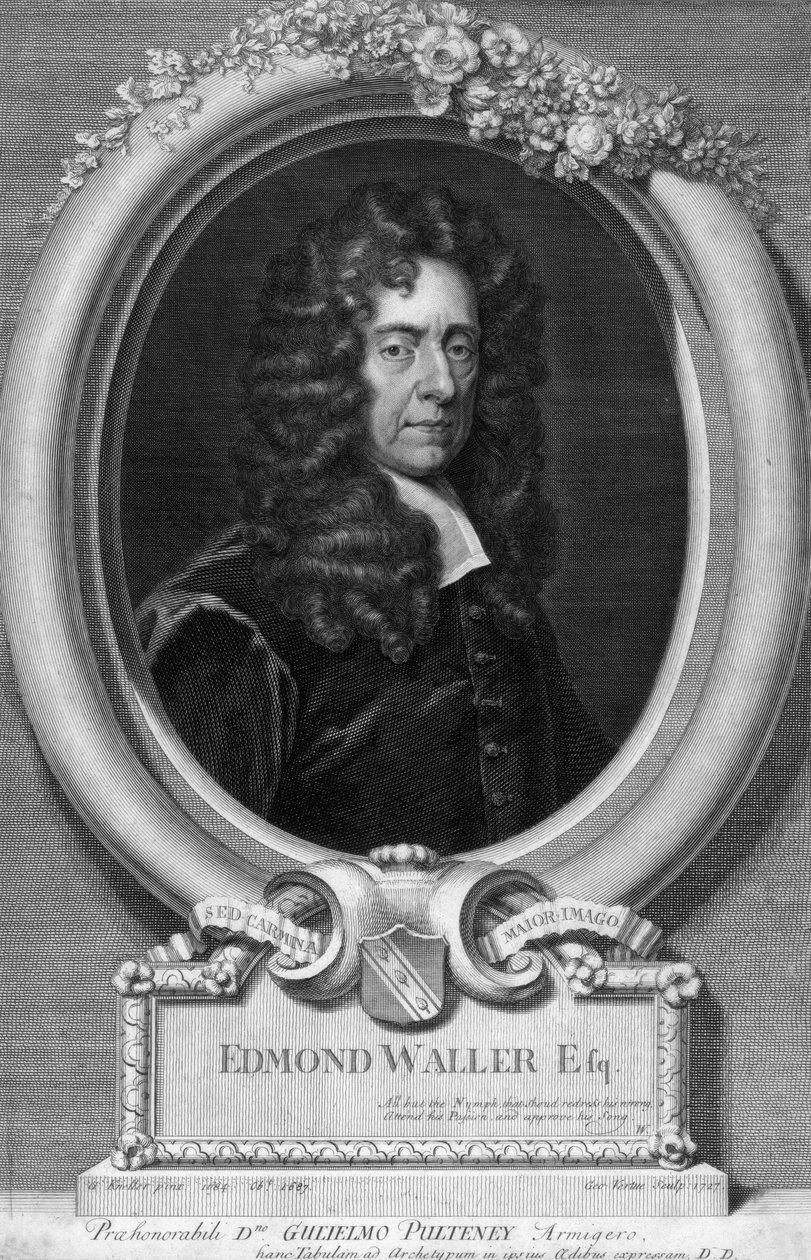 Edmond Waller, poeta angielski z XVII wieku autorstwa George Vertue