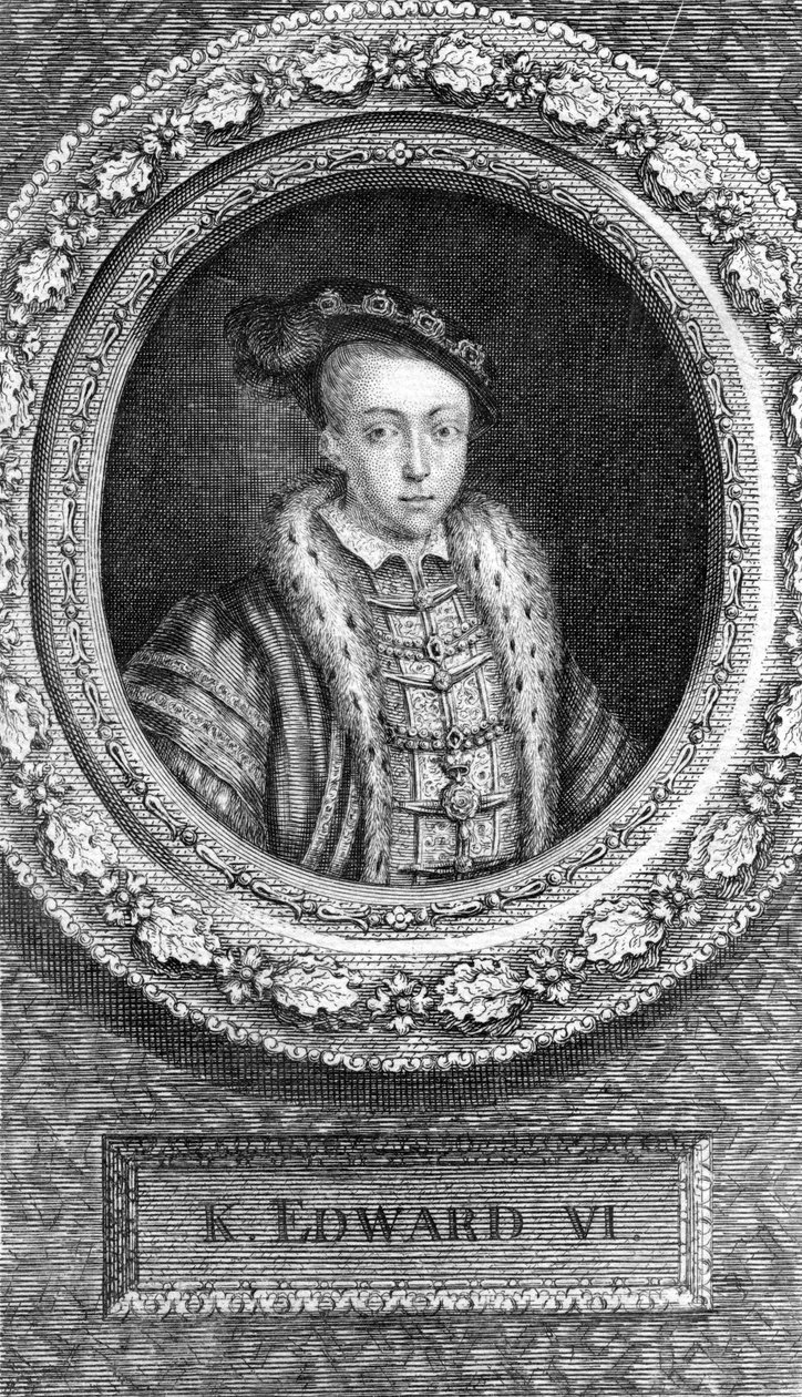 Edward VI, król Anglii, XVIII wiek. autorstwa George Vertue