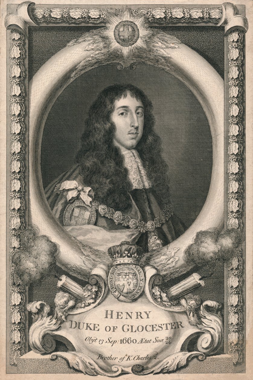 Henryk, książę Gloucester, 1736. autorstwa George Vertue