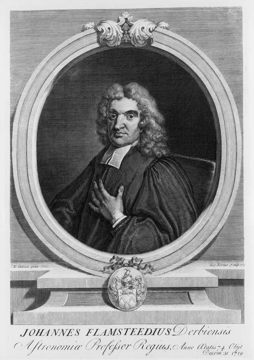 John Flamsteed, astronom, 1712 autorstwa George Vertue