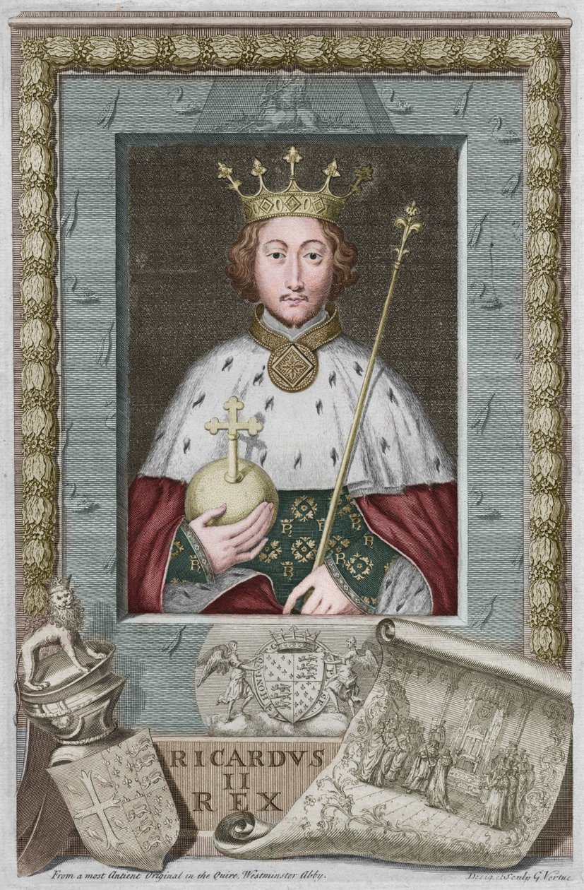 Król Ryszard II, 1735 autorstwa George Vertue