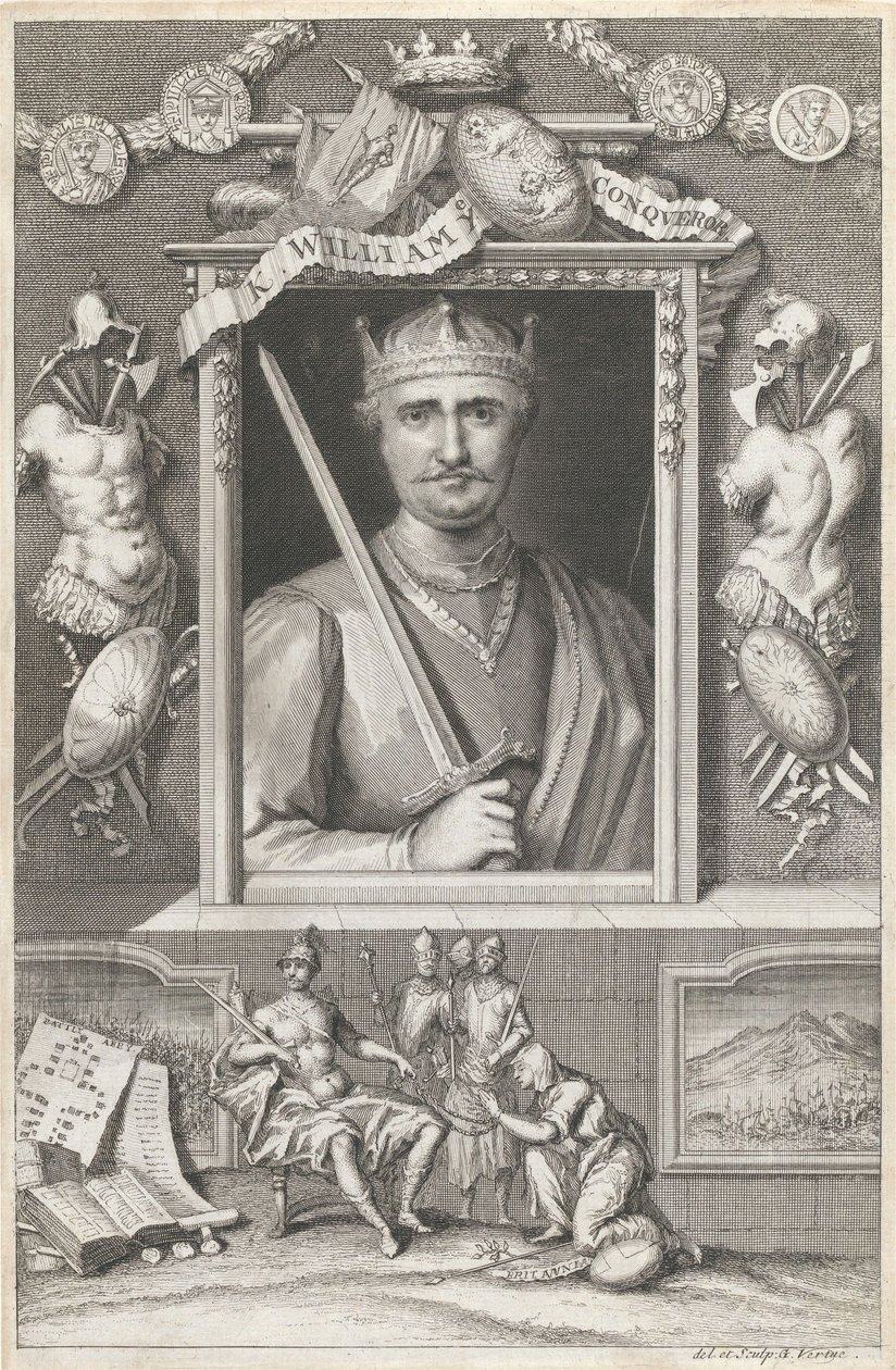 Król Wilhelm Zdobywca autorstwa George Vertue