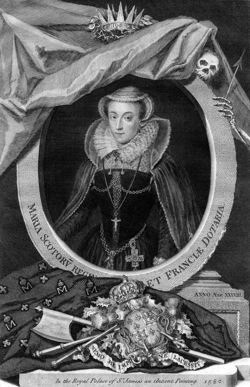 Maryja Królowa Szkotów, 1735. autorstwa George Vertue