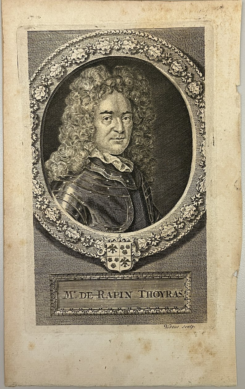 Pan de Rapin Thoyras autorstwa George Vertue