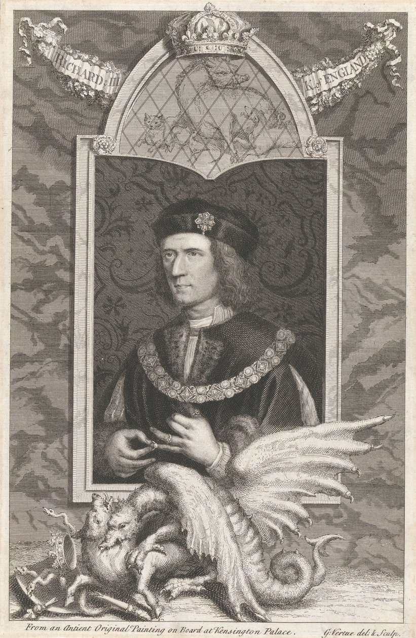 Ryszard III, król Anglii autorstwa George Vertue
