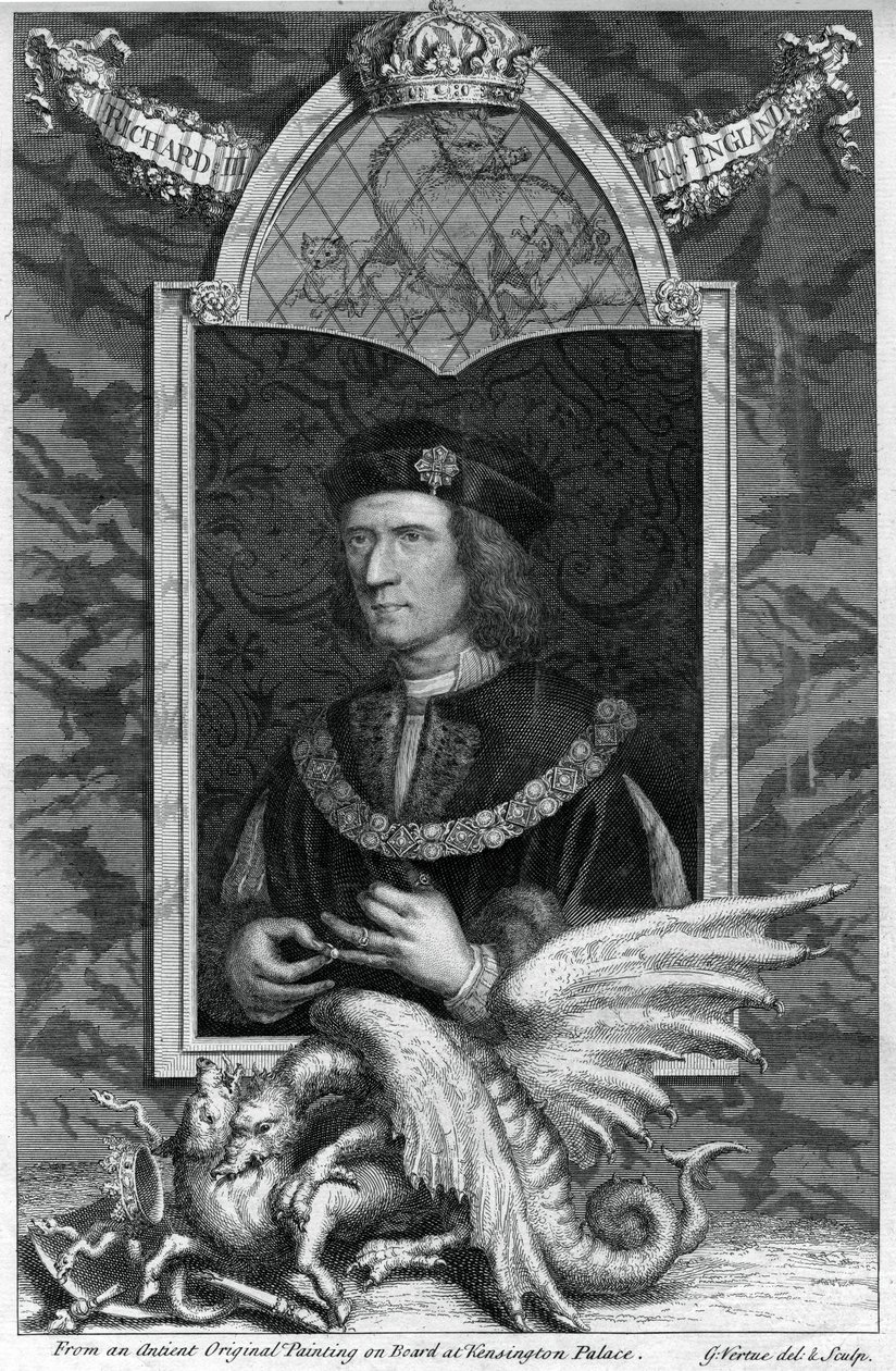Ryszard III z Anglii, XVIII wiek. autorstwa George Vertue