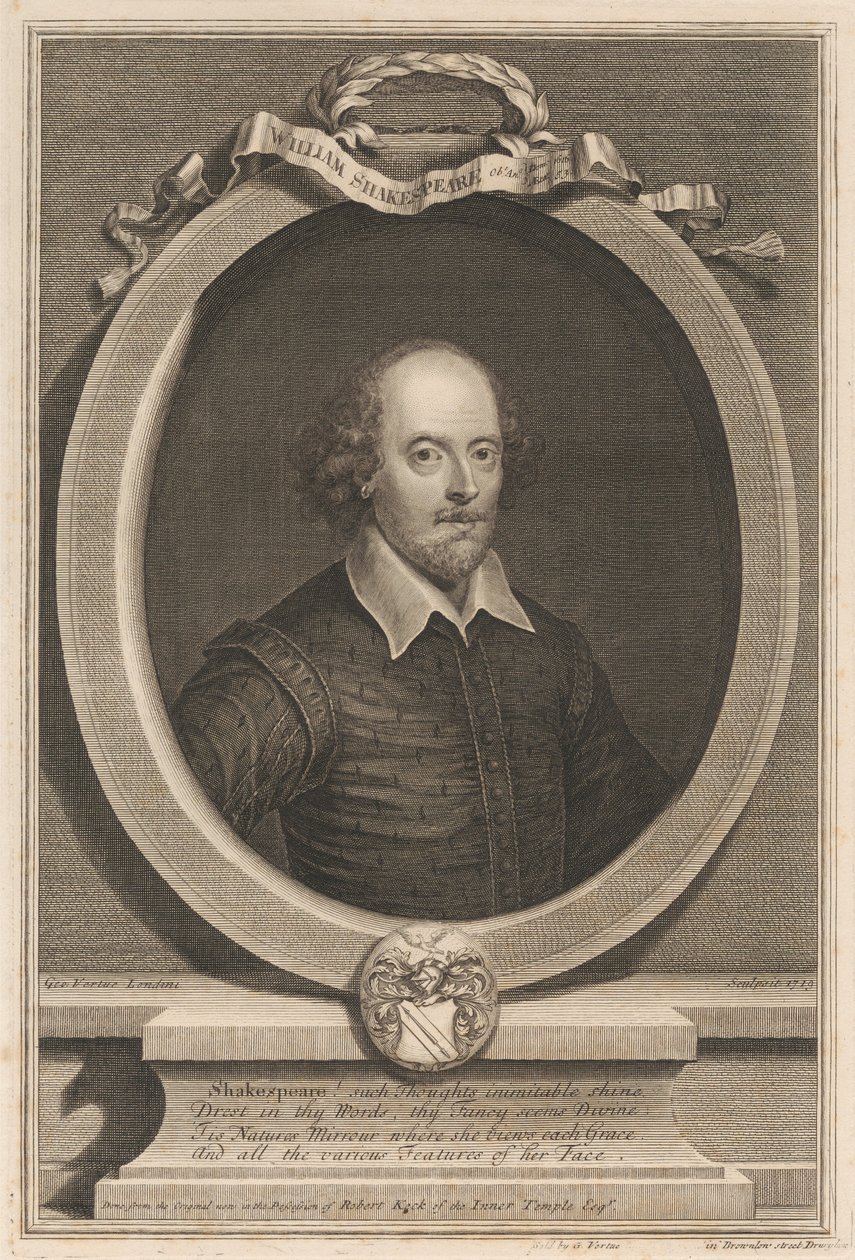 William Shakespeare autorstwa George Vertue