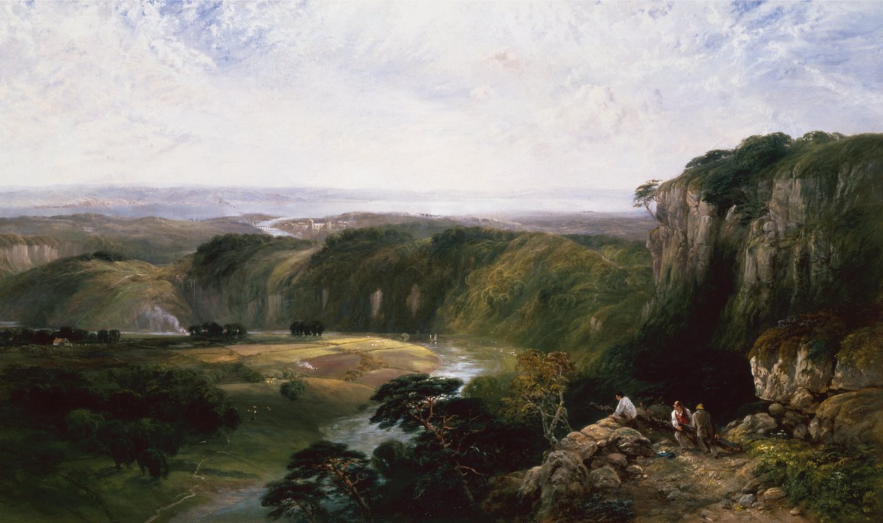 Chepstow z Windcliff autorstwa George Vicat Cole