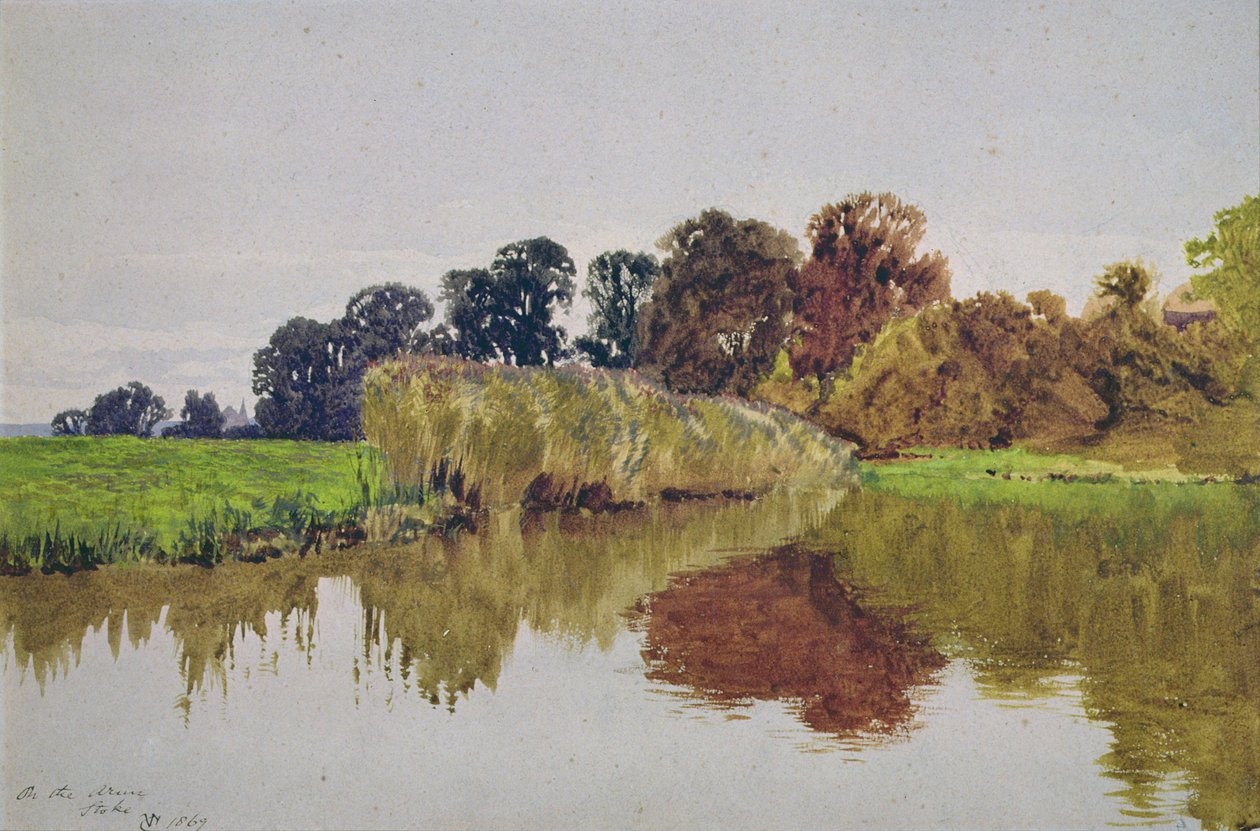 Na Arun, Stoke, Sussex autorstwa George Vicat Cole
