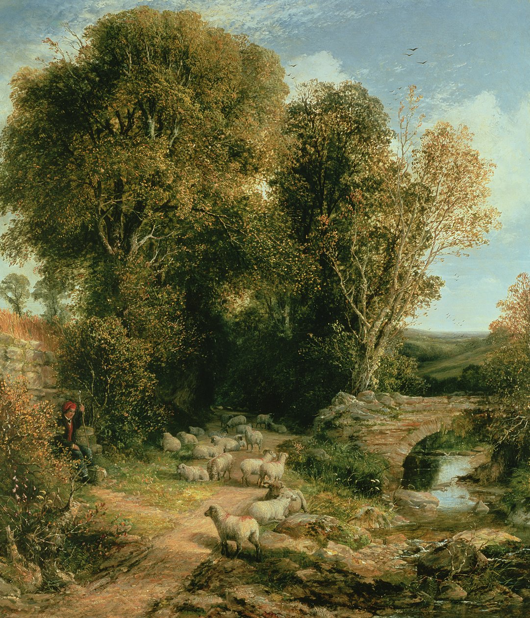 Scena pasterska, 1865 autorstwa George Vicat Cole