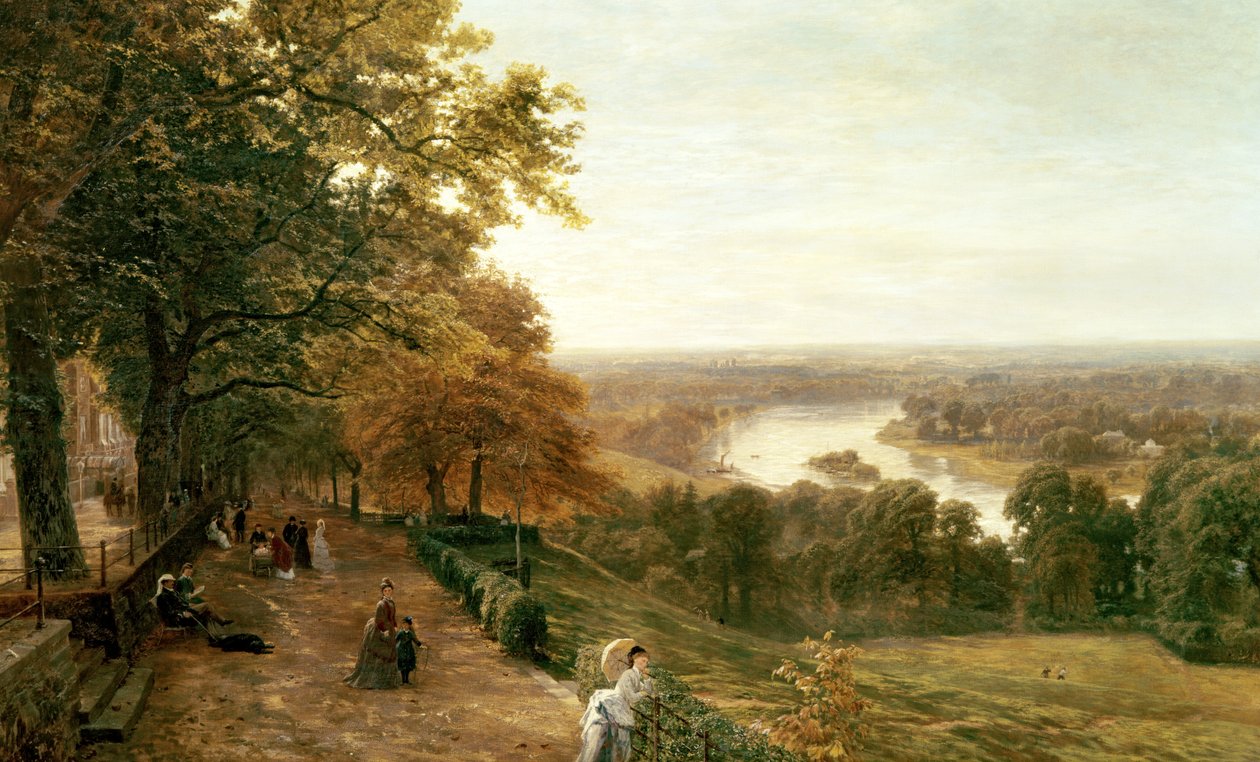 Richmond Hill, Londyn, 1875 r. autorstwa George Vicat Cole