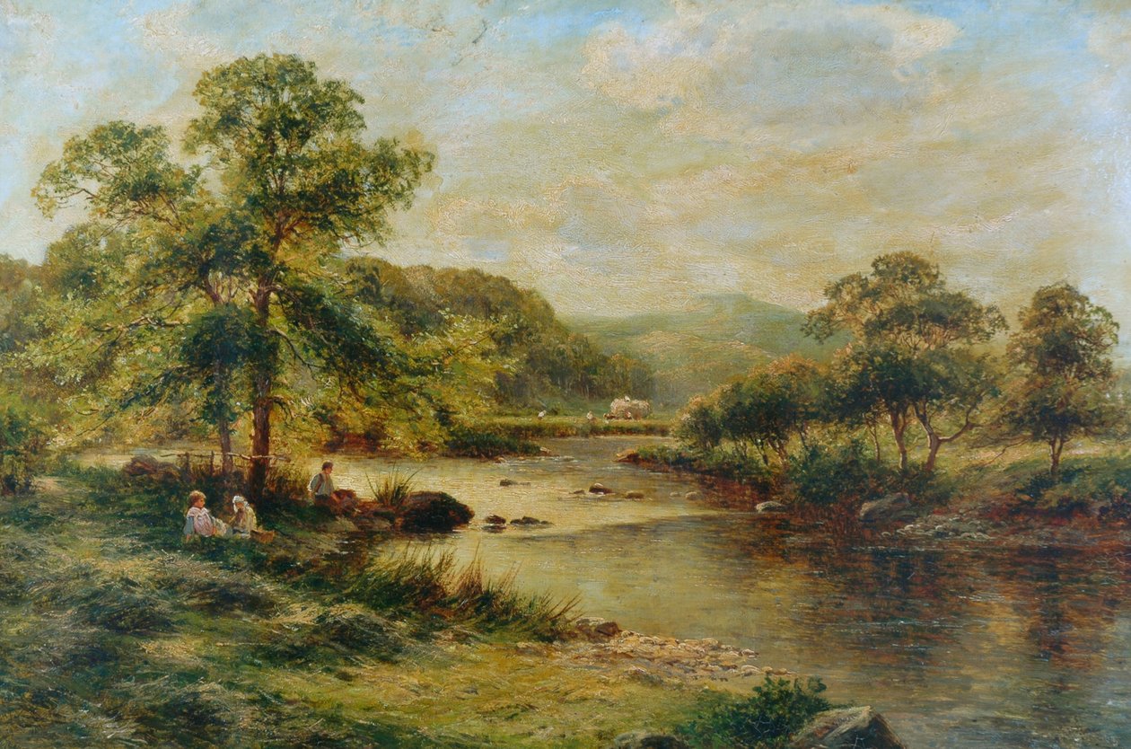 Doliny Derbyshire, 1891 autorstwa George Vicat Cole