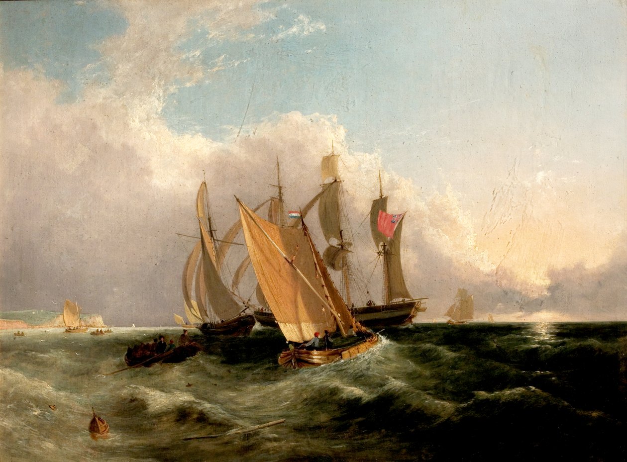 Kawałek morza, 1827 autorstwa George Vincent