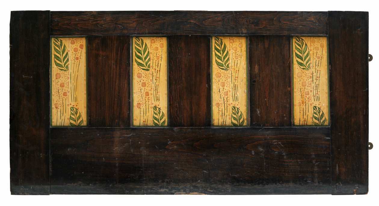 Dekoracyjny panel ścienny (dąb malowany) autorstwa George Walton