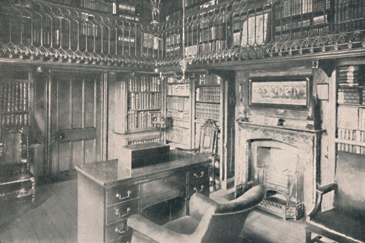 Studium Sir Waltera Scotta, Abbotsford, 1904 autorstwa George Washington Wilson