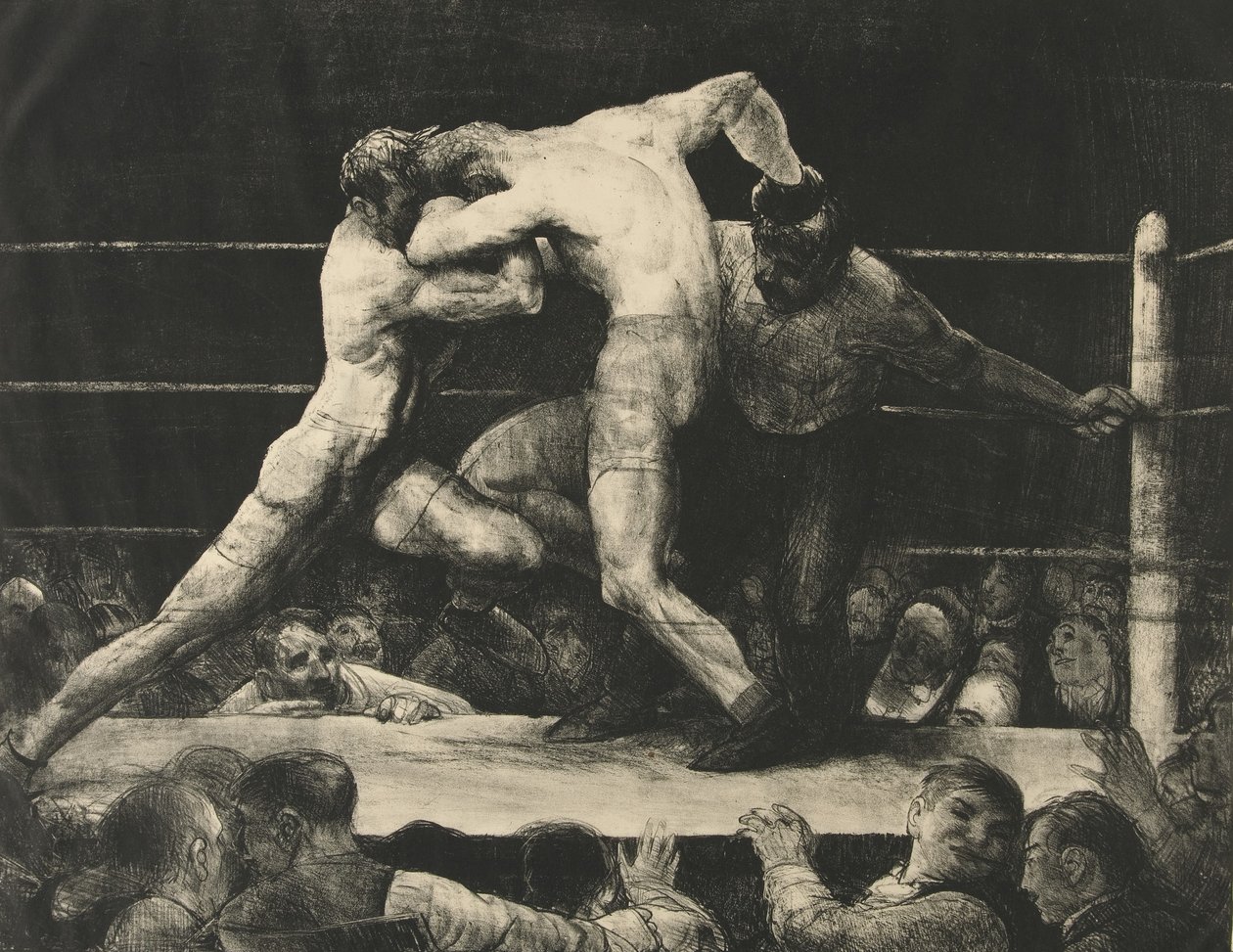 Jeleń u Sharkeya autorstwa George Wesley Bellows