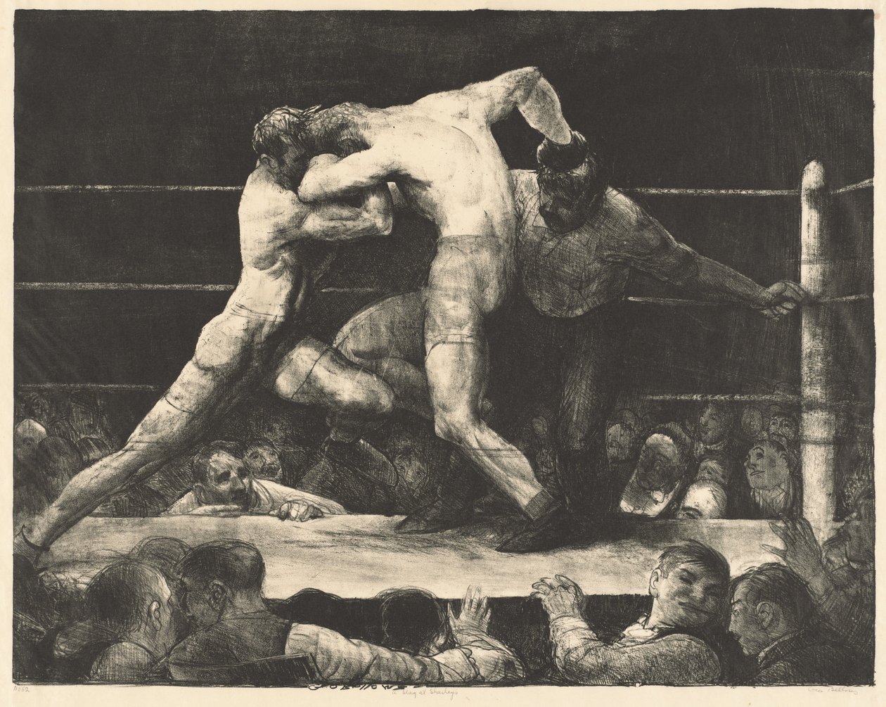 Jeleń u Sharkeya, 1917. autorstwa George Wesley Bellows