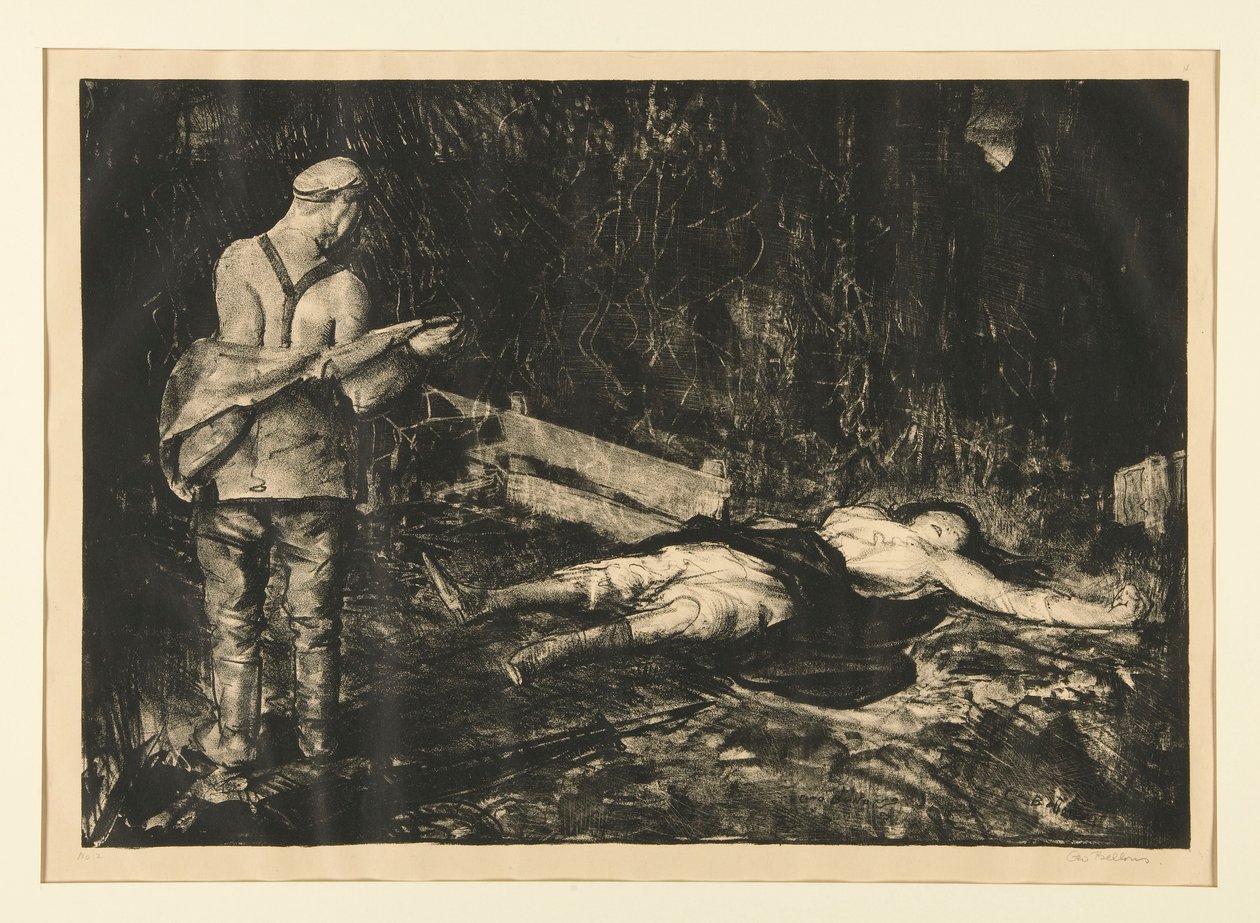 Belgijskie Gospodarstwo z serii Wojna autorstwa George Wesley Bellows