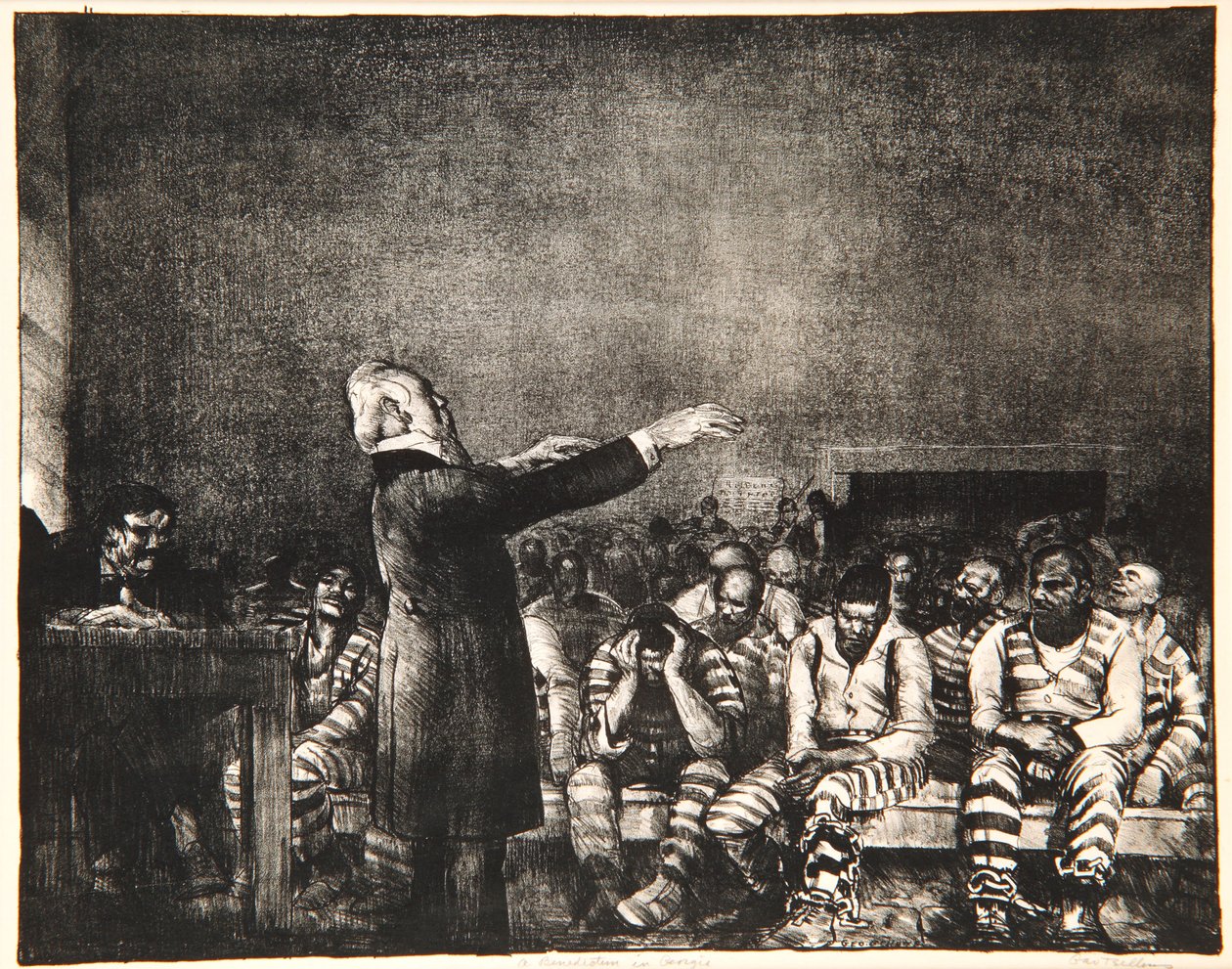 Błogosławieństwo w Gruzji, 1916 autorstwa George Wesley Bellows