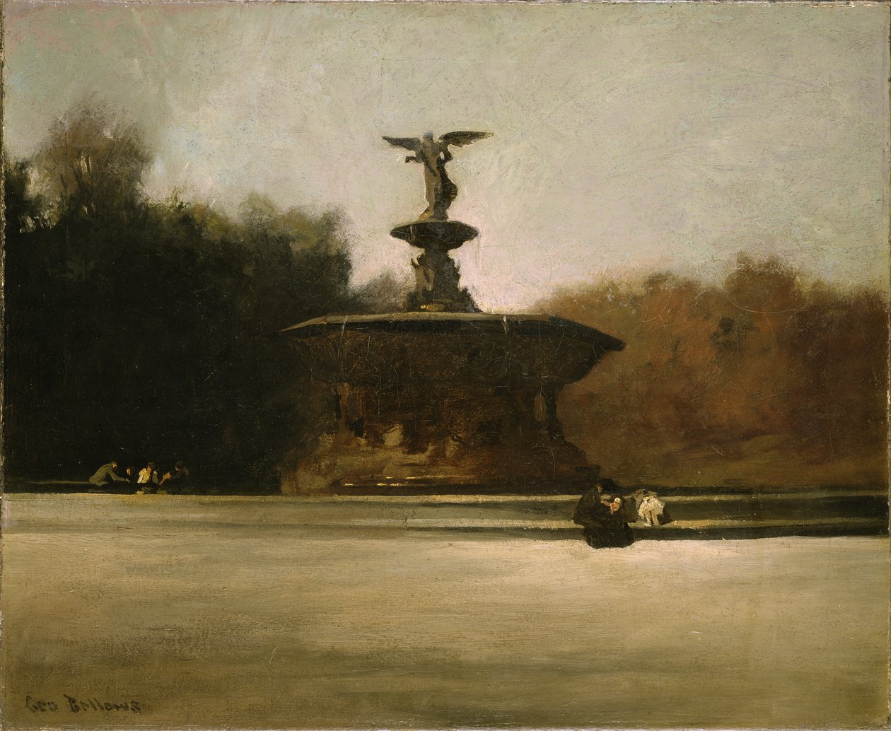 Fontanna Bethesda (fontanna w Central Parku) autorstwa George Wesley Bellows