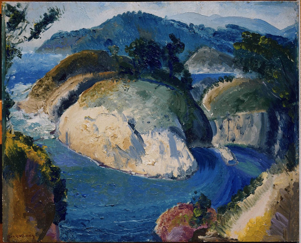 Kalifornijskie przylądki autorstwa George Wesley Bellows