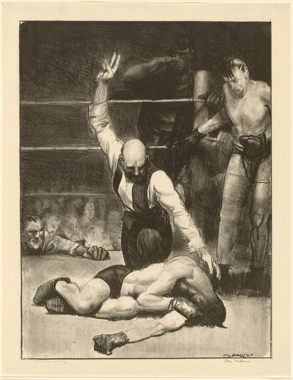 Wyliczony, drugi kamień, 1921. autorstwa George Wesley Bellows