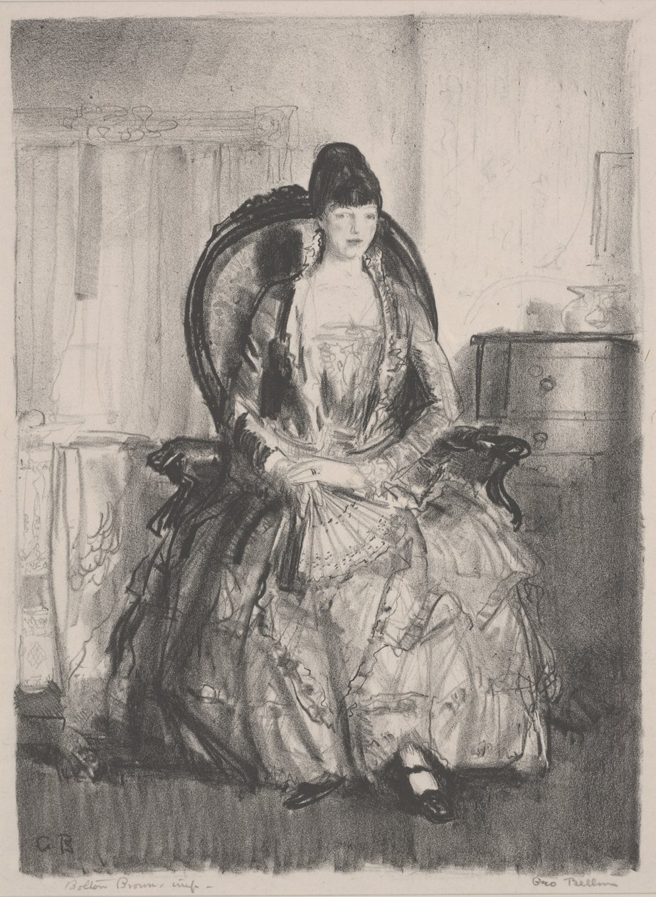 Emma na krześle autorstwa George Wesley Bellows