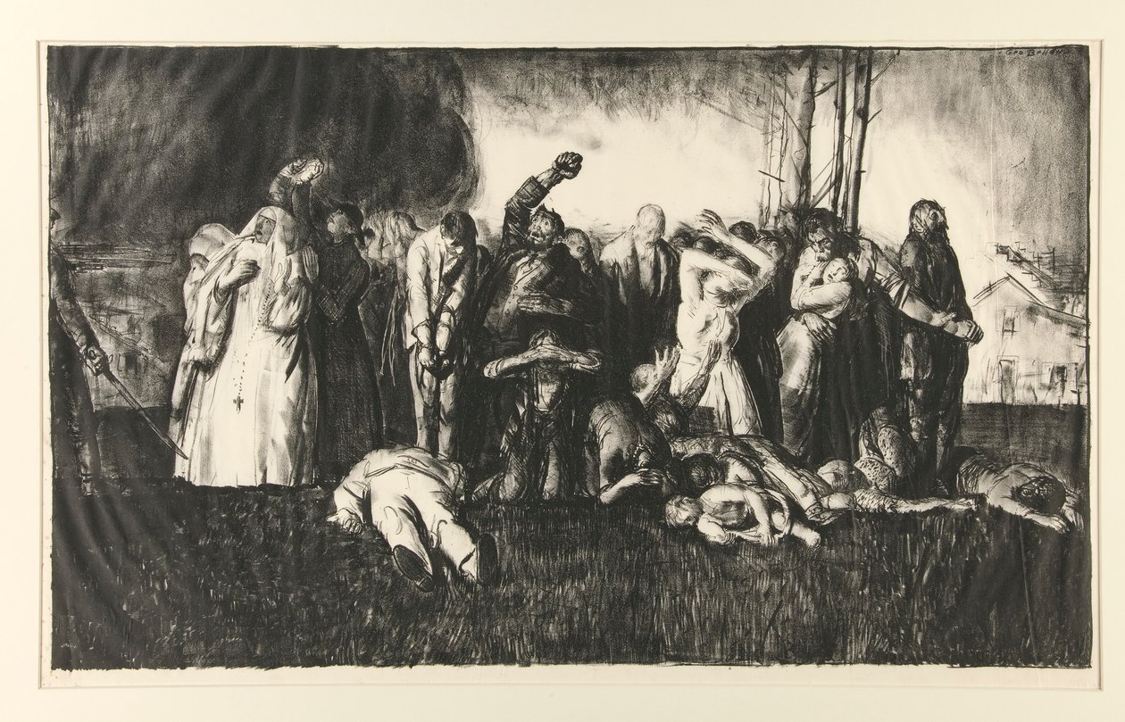 Masakra: seria wojenna autorstwa George Wesley Bellows