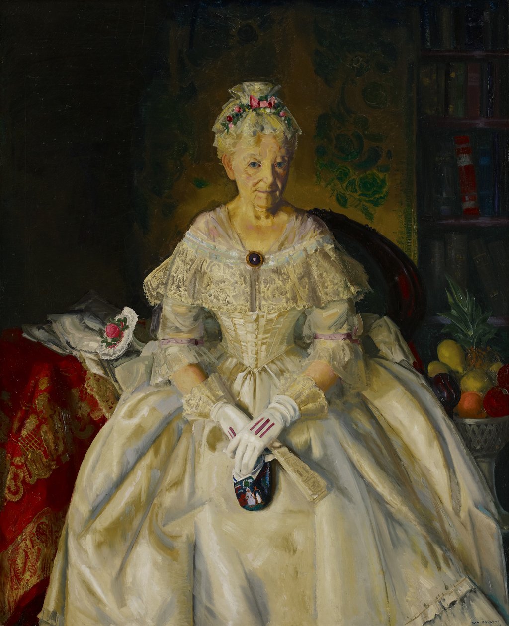 Pani T. w Kremowym Jedwabiu, nr 2 autorstwa George Wesley Bellows