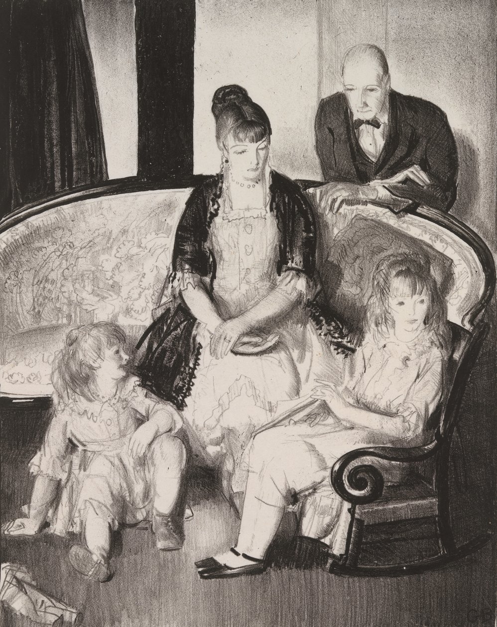Moja rodzina, drugi kamień autorstwa George Wesley Bellows