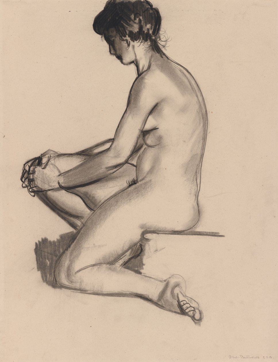 Naga kobieta autorstwa George Wesley Bellows