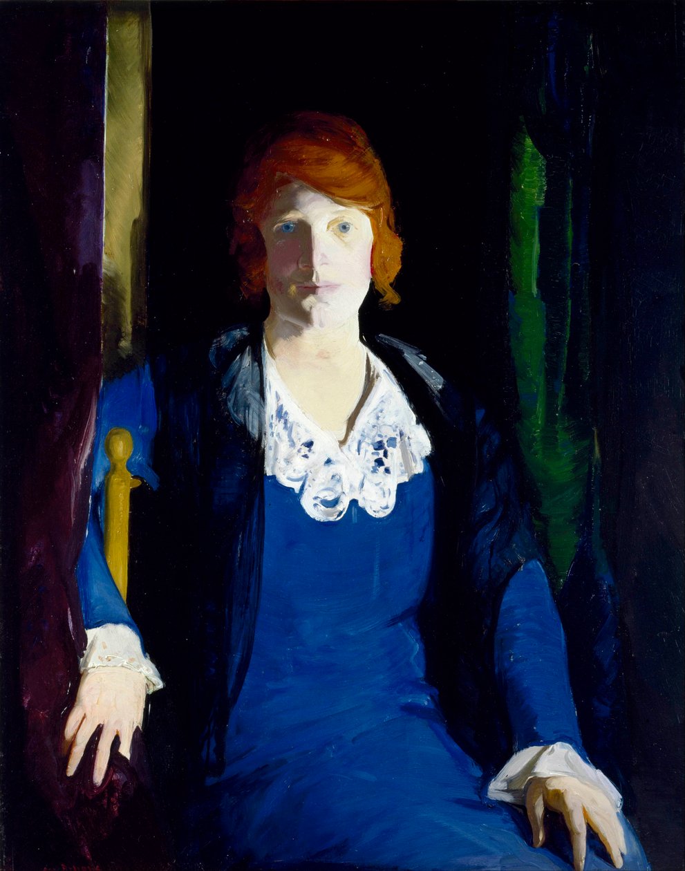 ""Portret Florencji Pierce"" Peinture de George Bellows (1882-1925) 1914 - Olej na drewnie - 96,5x76,2 - Muzeum Sztuk Pięknych, Houston autorstwa George Wesley Bellows