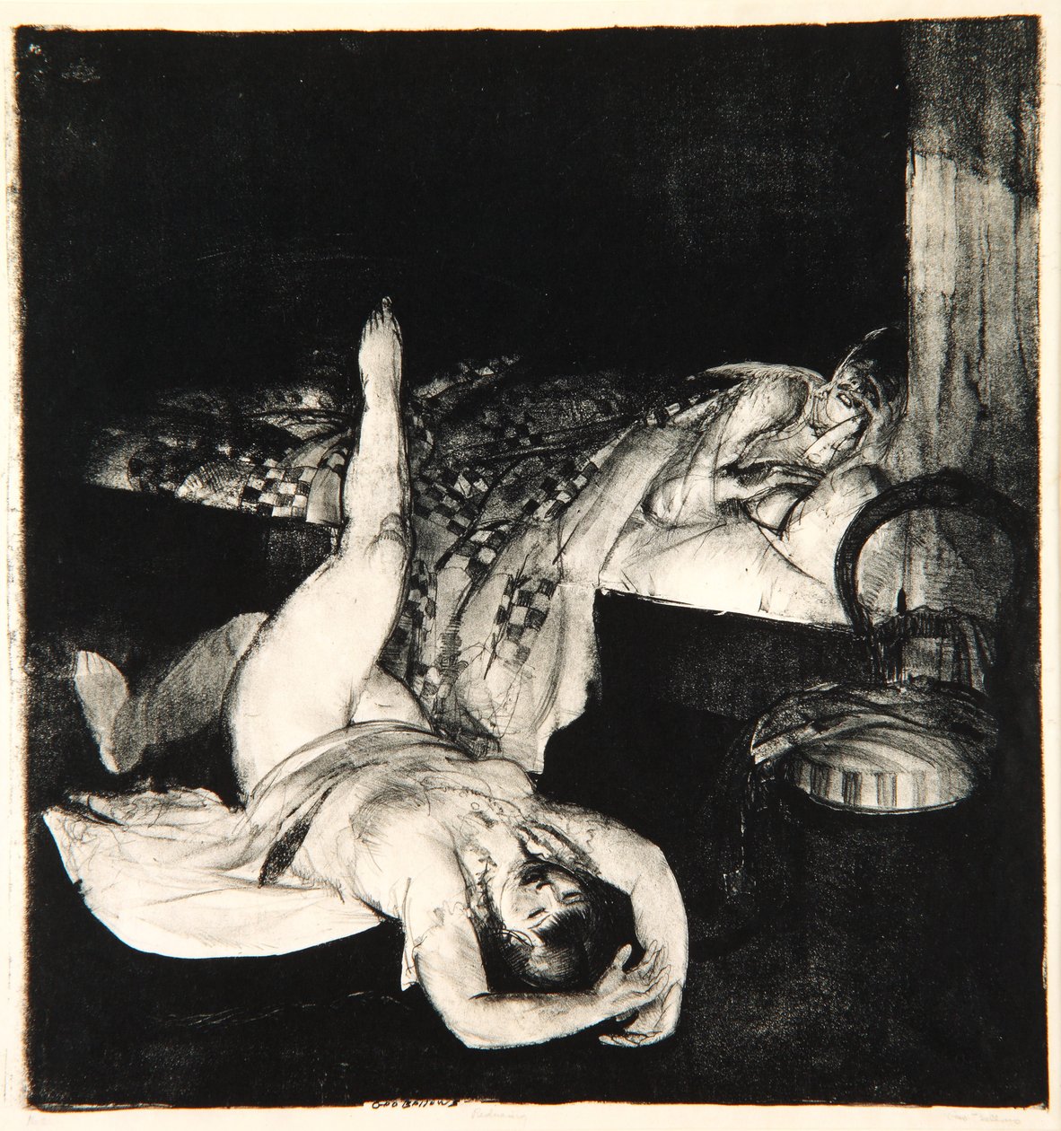 Redukcja, drugi kamień, 1916 autorstwa George Wesley Bellows