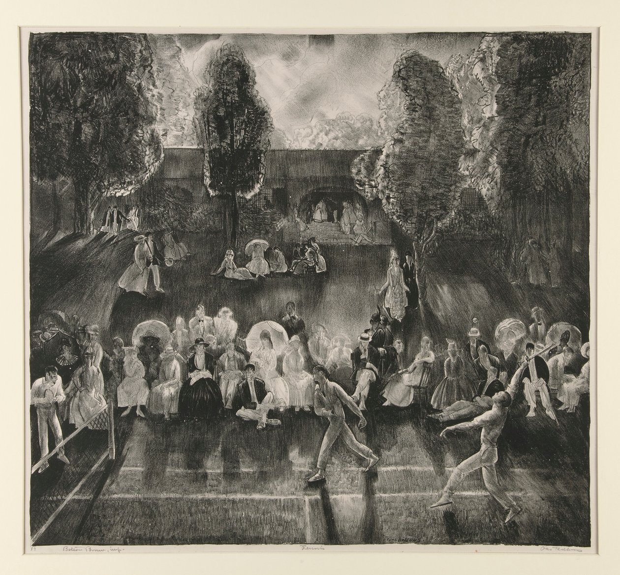 Tenis ziemny autorstwa George Wesley Bellows