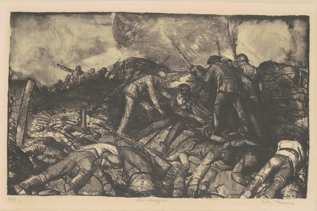 Szarża, 1918. autorstwa George Wesley Bellows