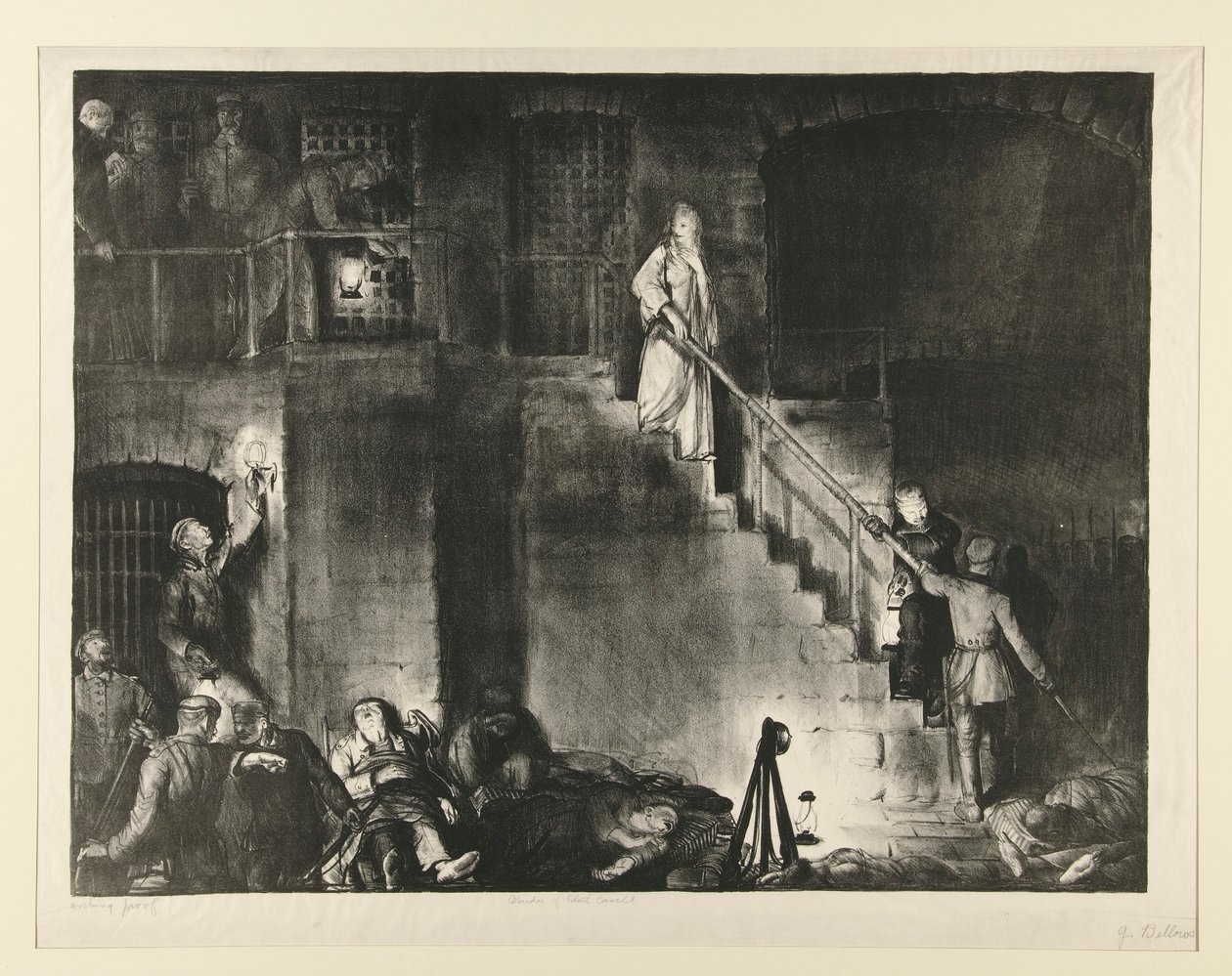 Morderstwo Edith Cavell autorstwa George Wesley Bellows