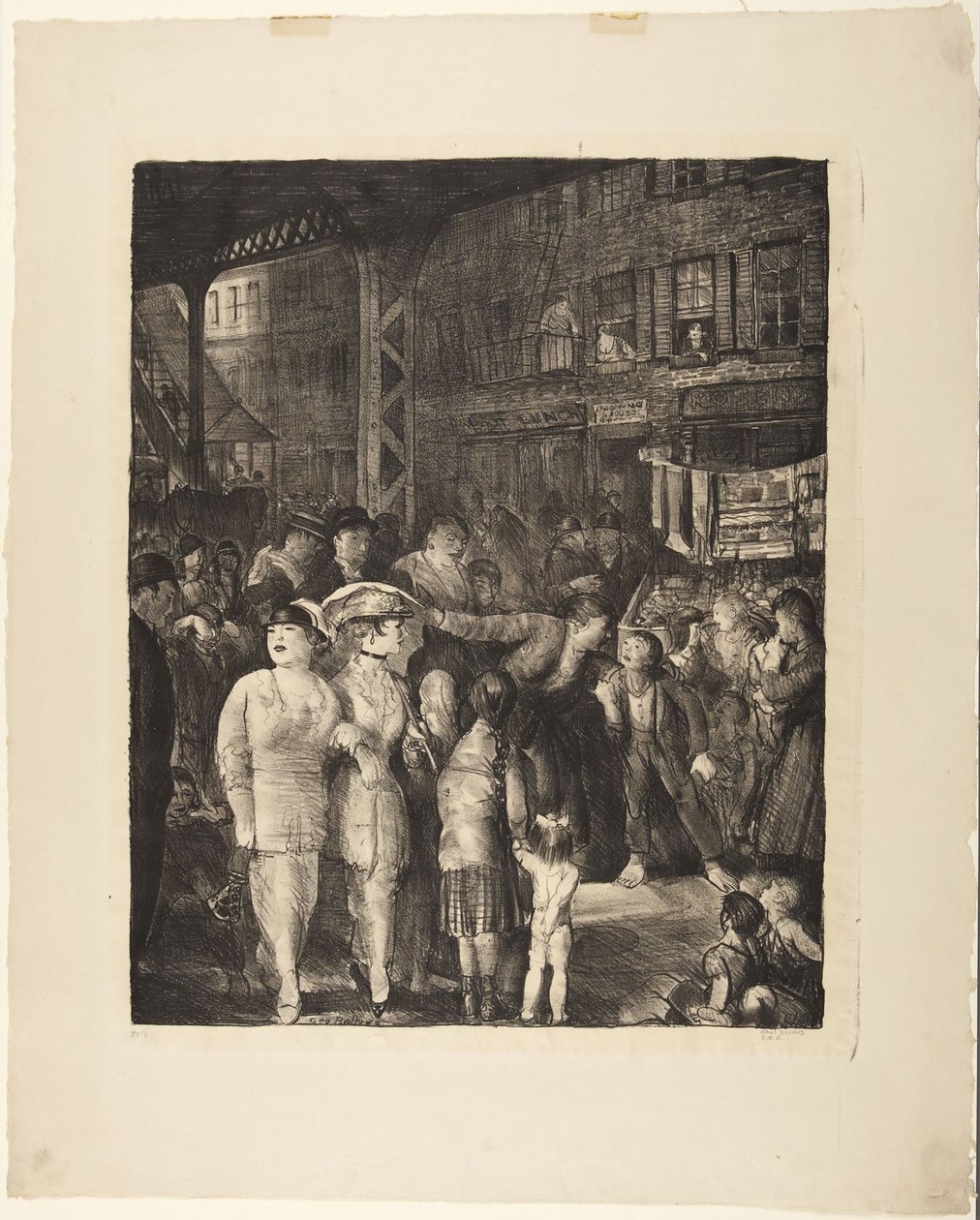 Ulica autorstwa George Wesley Bellows
