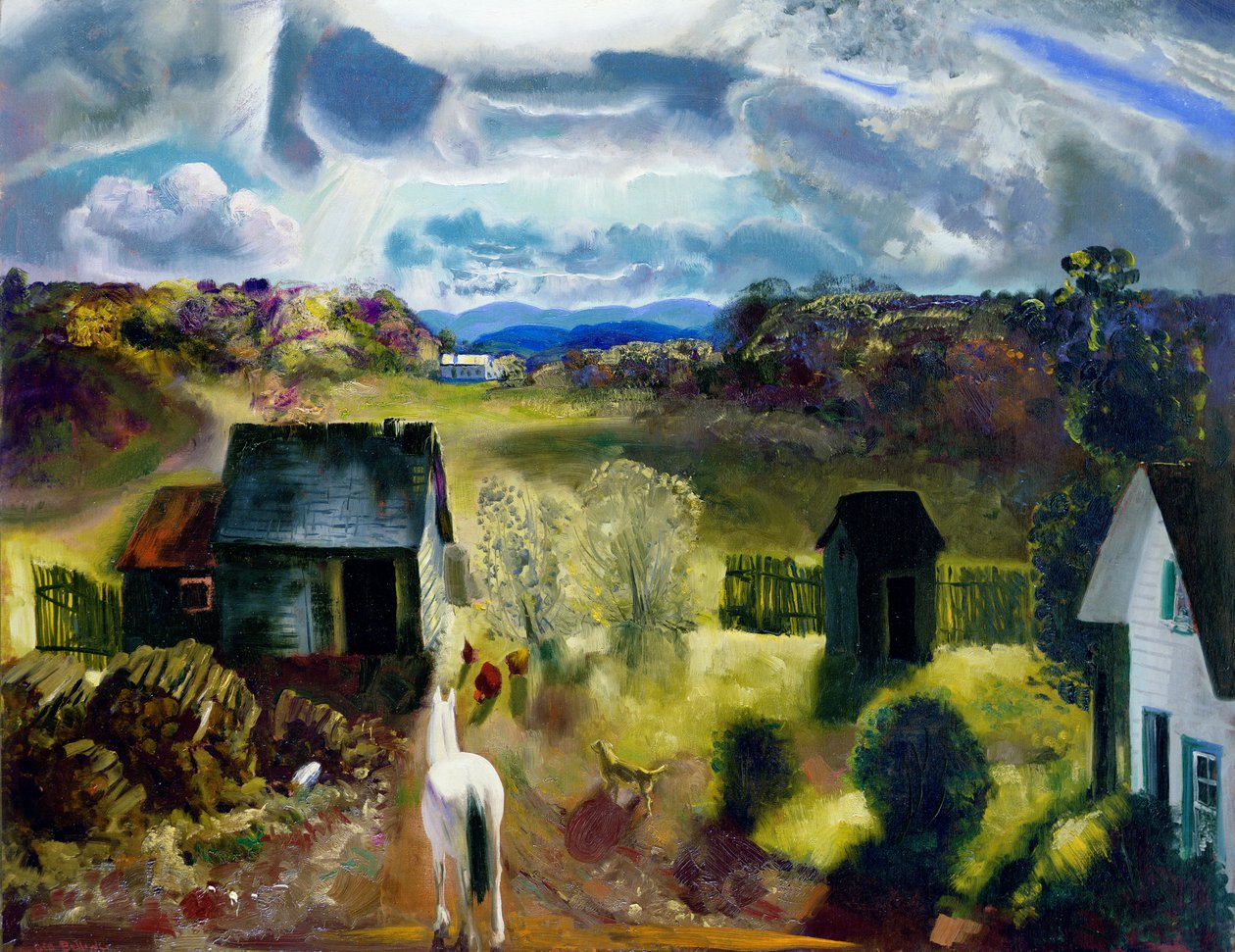 Biały Koń autorstwa George Wesley Bellows