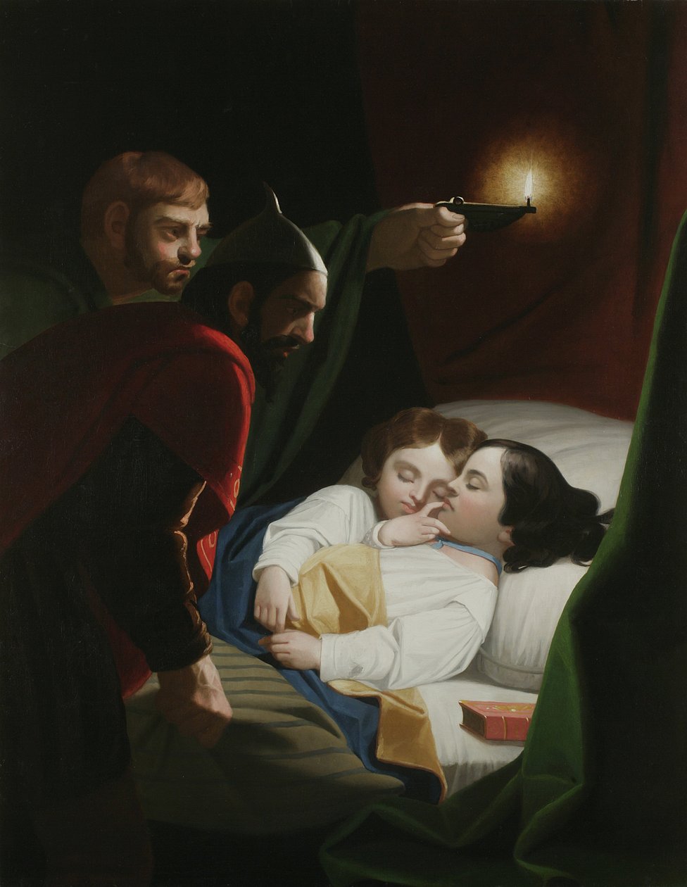 Morderstwo książąt, ok. 1833-34 (olej na płótnie) autorstwa George Whiting Flagg