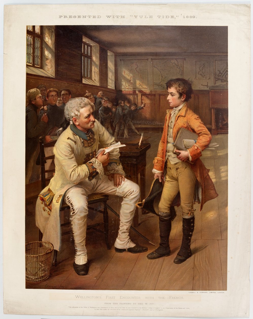 „Pierwsze spotkanie Wellingtona z Francuzami”, 1785 r autorstwa George William Joy