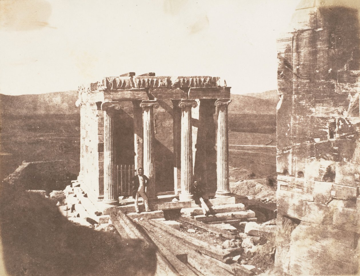 Świątynia Zwycięstwa, ca. 1848. autorstwa George Wilson Bridges