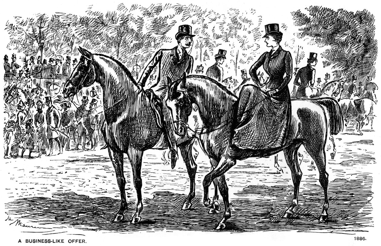 Oferta podobna do biznesu, 1886 1891 autorstwa George du Maurier